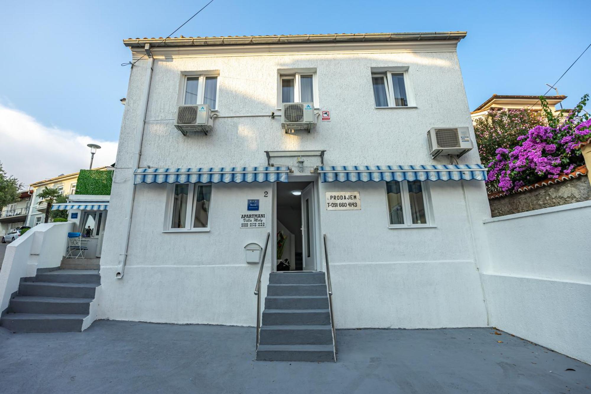 Villa Mely Crikvenica Kvarner Exteriör bild